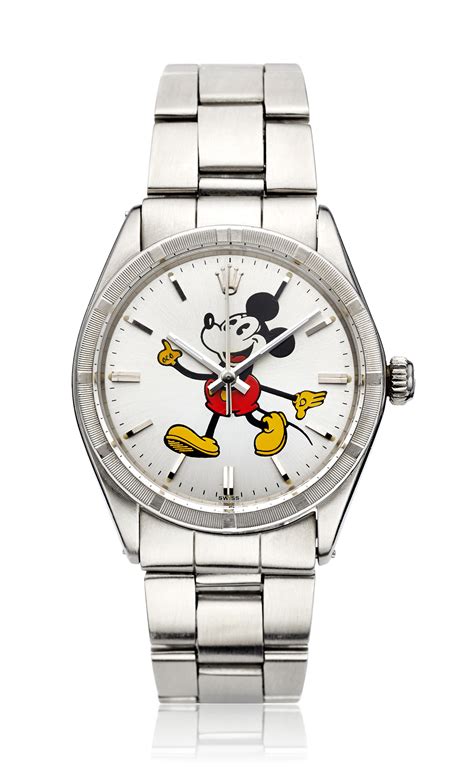 rolex mickey mouse watch mens|collectible Mickey Mouse watches.